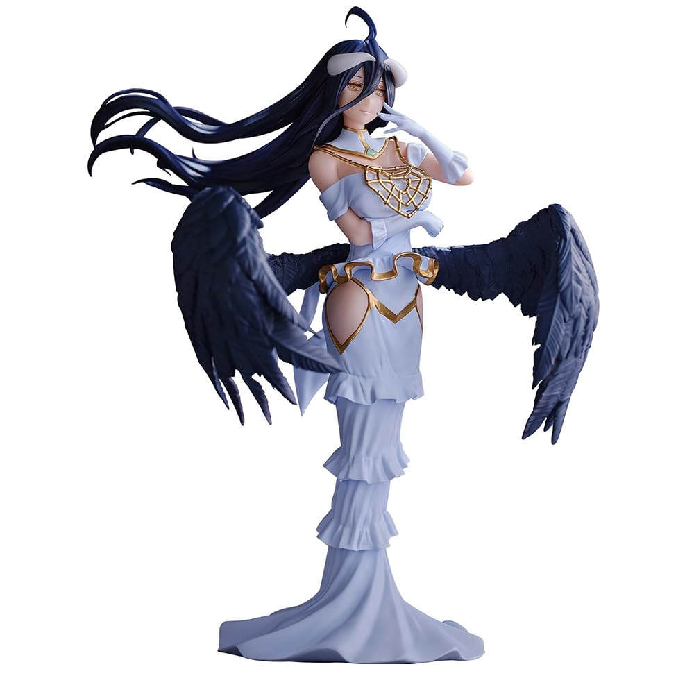 QAHEART Albedo Figure Ooal Gown Action Figure Anime Shalltear Bunny Figure Collectible Desktop Ornaments