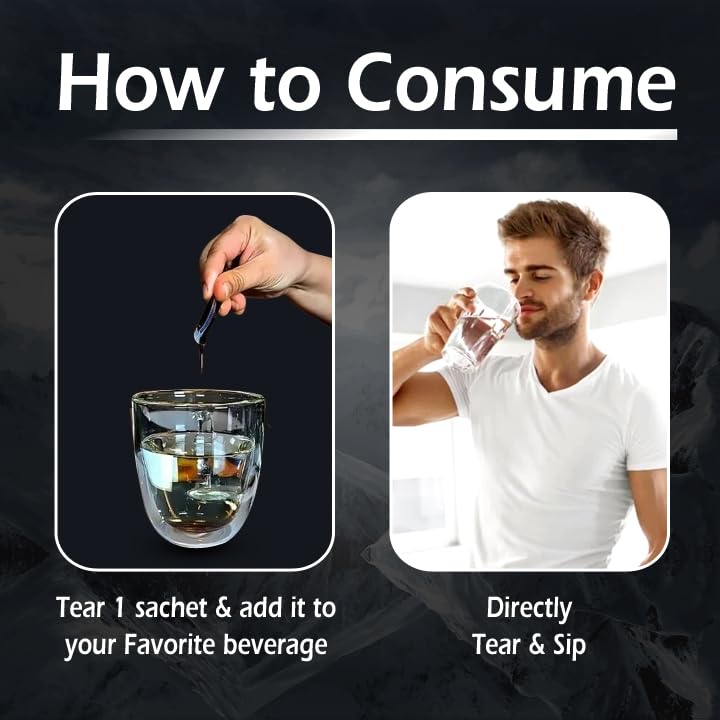 Miniatura 5 de Palitos de miel Shilajit - Impulso de energía natural y apoyo inmunológico  Suplemento preentrenamiento con resina Shilajit del Himalaya, miel