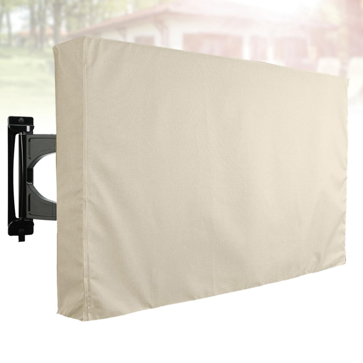 Copertura Resistente alle Intemperie Televisori per Tv Oxford Pvc Color Kaki Protezione 360 Gradi da Esterno da Giardino