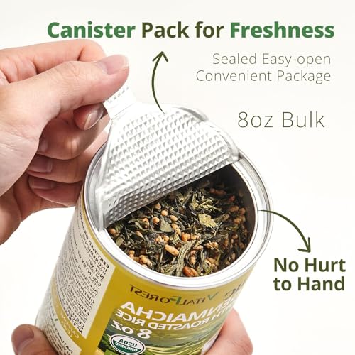 Té Genmaicha Orgánico en hojas sueltas 227 g miniatura 3