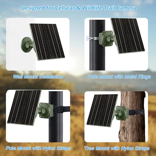 Image of 10W Solar Panel with 10400mAh Battery for Trail Cameras
