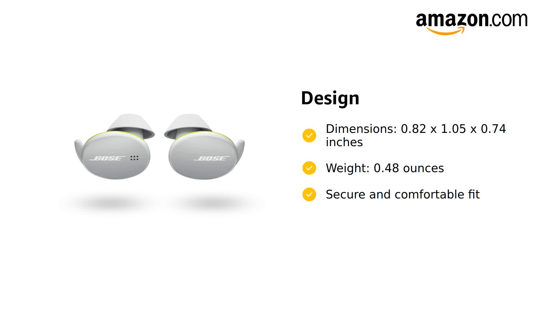 Amazon.com: Bose Sport Earbuds - True Wireless Earphones
