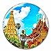 Tailandia Imán de Nevera, imánes Decorativo, abridor de Botellas, Ciudad turística, Viaje, colección de Recuerdos, Regalo, Pegatina Fuerte para Nevera