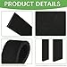 Qwtqwt 3 Pcs Saddle Shims 2 Sizes Shock Absorption Memory Foam Shims to Adjust Saddle Comfort Fit and Protection for Horse,Equine Saddle Pads for Horse Provide Balanced Cushion Support Where