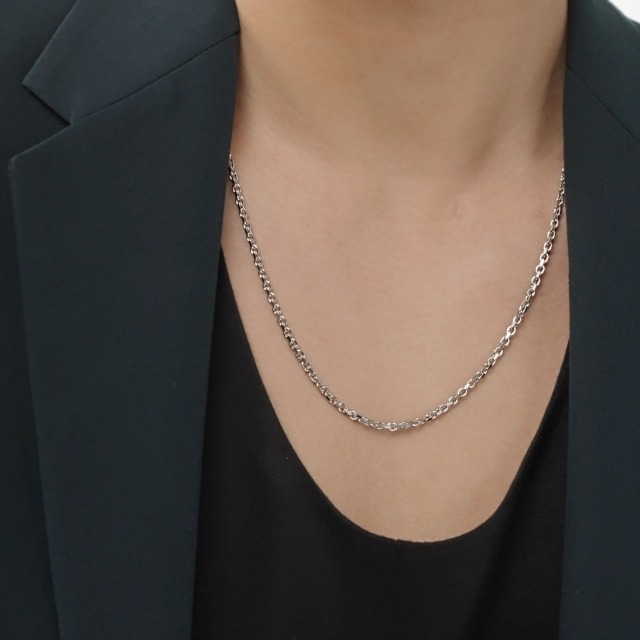 Miabella Solid 925 Sterling Silver Italian 3mm Thick Square Link
