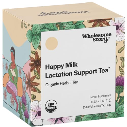 Image of Lactation Support Tea w Fennel Seed & Star Anise Seed | Breast Milk Supply Production Increase | Postpartum Nursing Tea | Breastfeeding Support | 15 Plastic Free Pyramid Sachet