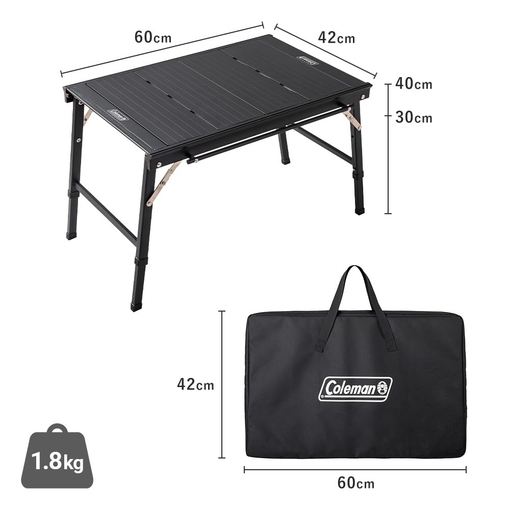 Amazon | Coleman(コールマン) フラットテーブル/60(ブラック