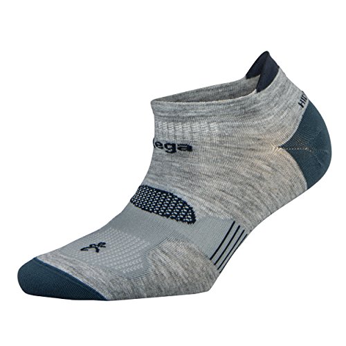 Balega Hidden Dry, Grey/Legion Blue, Medium