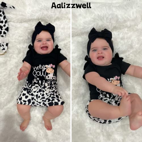 Aalizzwell Newborn Baby Girls Shorts Outfit for Summer3