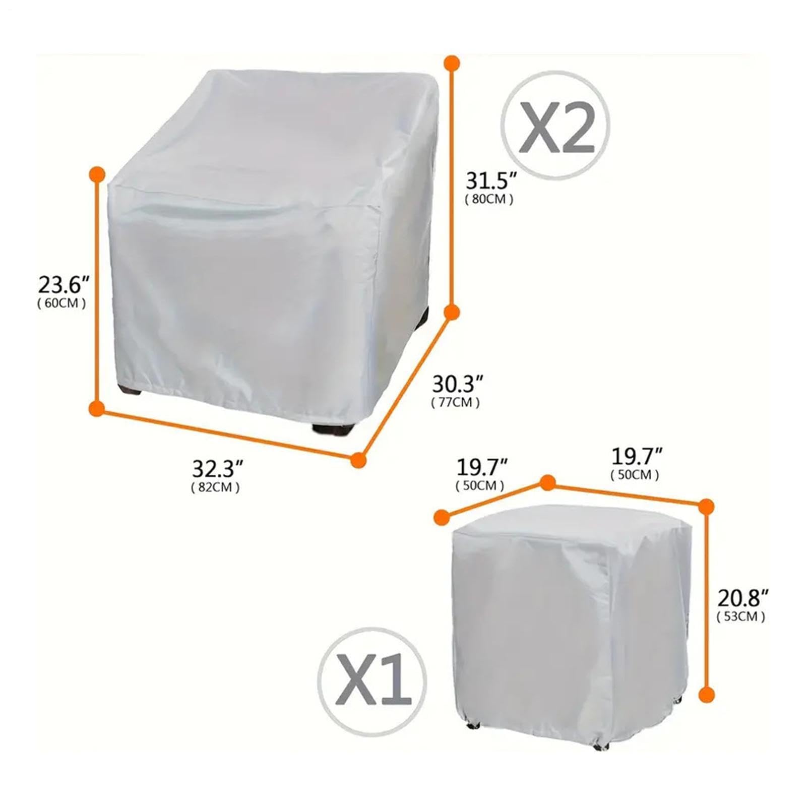 Fundas Impermeables De Sillas Del Exterior Protector Impermeable Con Cordón