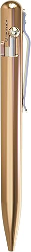Miniatura 8 de BASTION Bolígrafo de acción de pernos de cobre crudo con estuche de regalo bolígrafo de metal retráctil ejecutivo de lujo de alta calidad recargable