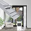 Kit Ventana Aire Acondicionado Portátil, Placas de Sellado de Ventana Corredera de Aire Acondicionado Portátil, Adecuado para Tubos de 5″/5,9″ de diámetro, con Adaptador de Ventana (Ø15cm, 43-229cm)
