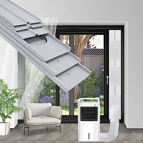 Kit Di Ventilazione Per Condizionatore Portatile: Guarnizione Per Finestra E Tubo Di Scarico Da 15 Cm – Sigillante Incluso