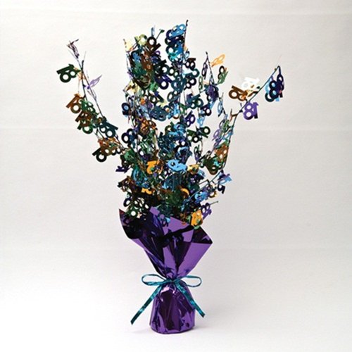 Bright and Bold Mini Foil Spray Centerpiece, 18th Birthday or Celebration