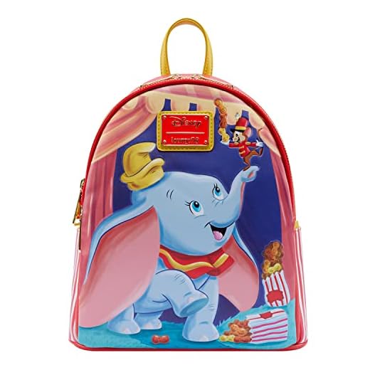 Loungefly Disney Backpack: Dumbo - Dumbo and Timothy Backpack, Amazon Exclusive