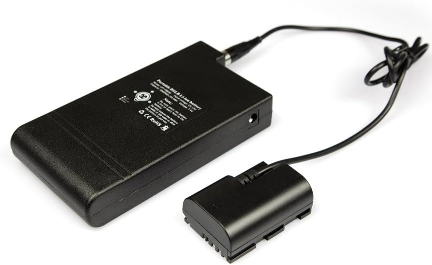 Lanparte PB-600-E6 6000mAh Portable DSLR Li-ion Battery with EL-E6 Adapter (Black)