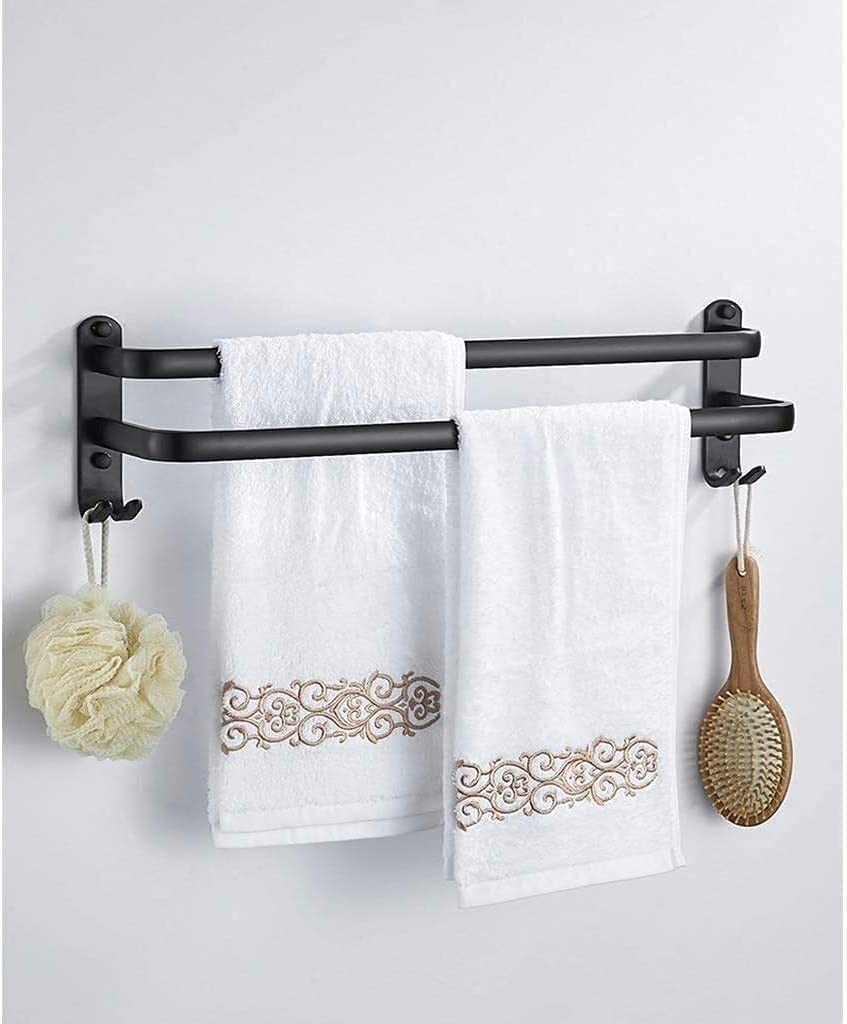 NEECS Toalleros,Toalleros,Toalleros,Toalleros de baño,Toalleros Dobles para baño,Baño Negro
