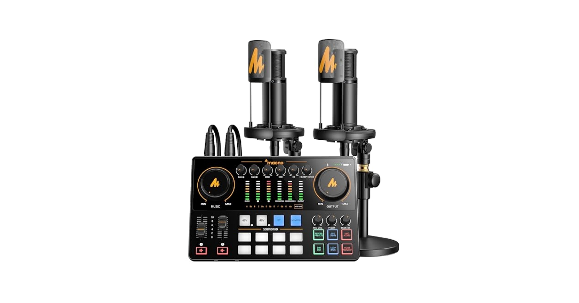 Amazon.com: MAONO Podcast Equipment Bundle for 2: Audio