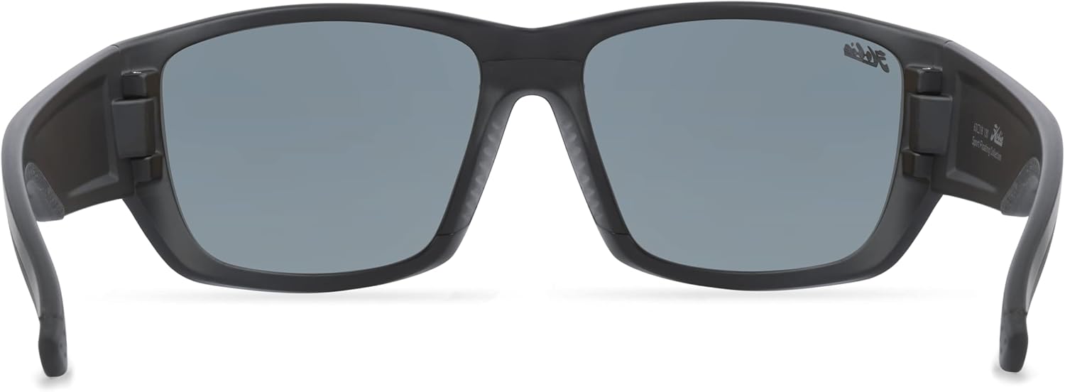 Hobie - Bluefin Float Polarized Sunglasses - Outdoor Sunglasses with HydroClean Lenses for Men and Women - Grey w/Cobalt Mirror Lenses/Satin Black Frame - Image 4
