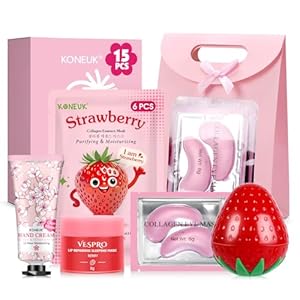 15 PACK Skincare Gift Set for Girls & Teens,Travel Kit & Stocking Stuffers With Under Eye Patches,Facial Masks,Hand Cream,Lip Mask,Body Lotions,Christmas Gifts For Teens, Women & Mothers Day