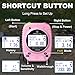 Shot Timer for Shooting Competition,Smart Sensor,Loud Buzzer,Compatible with Bluetooth App,Shooting Time for Training & Dry Fire (Pink, Timer + Cover)