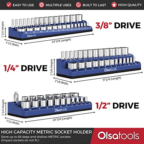 Olsa Tools Magnetic Socket Organizer Kit - Image 4