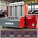 LAUNCH CNC-603C Fuel Injector Cleaning Machine - 2026 Latest Version 6-Cylinder Automotive Ultrasonic Fuel Injection System Tester and Cleaner with Exclusive Automatic Oil Discharge Function
