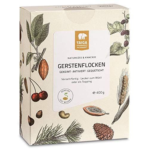 Taiga Naturkost - Bio Gerstenflocken gekeimt (400 g) Cover