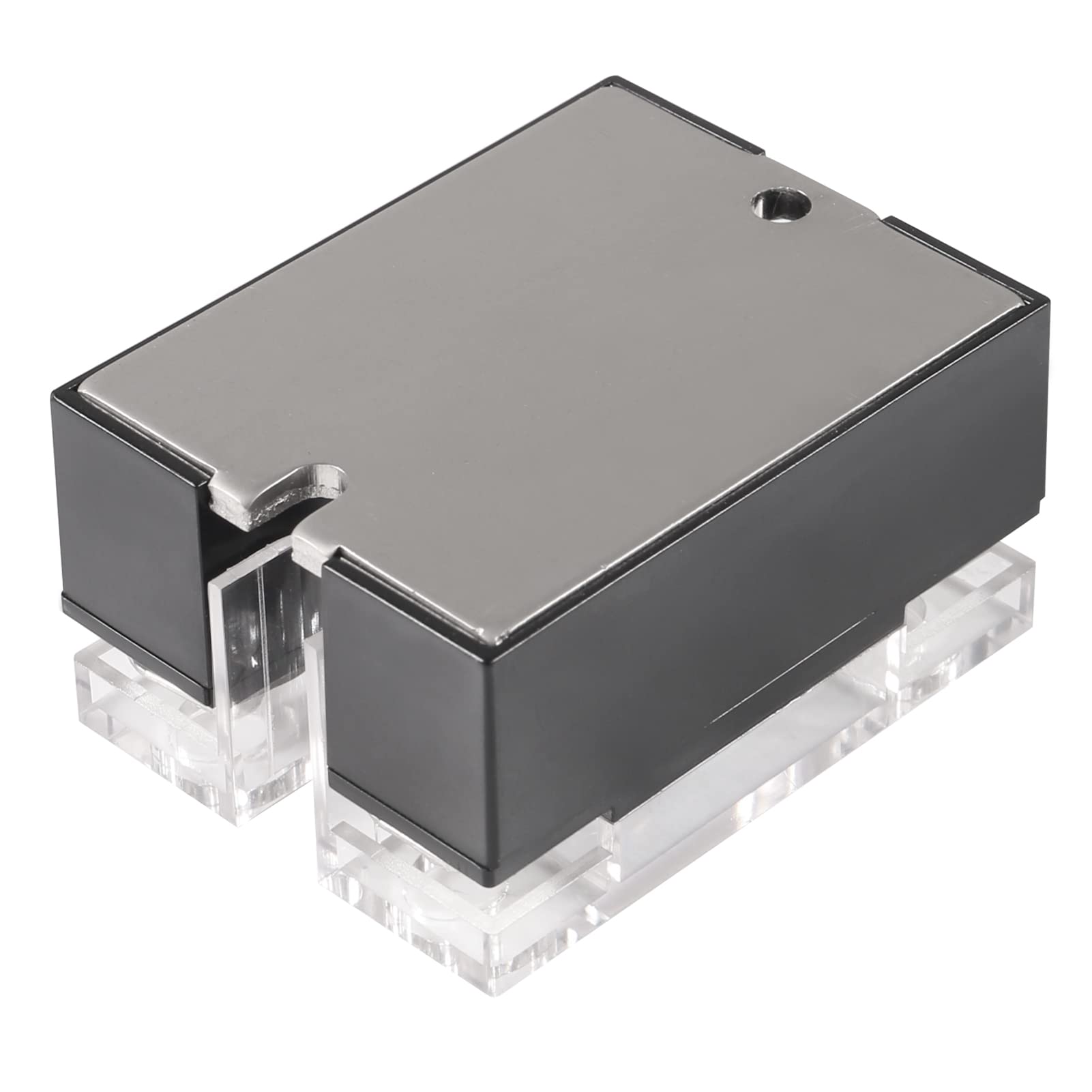2PCS Relè a stato solido SSR-60DD DC a DC Ingresso 3-32VDC per uscita 5-240VDC 60A monofase con coperchio in plastica