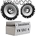 Produktbild Lautsprecher Boxen Kenwood KFC-S1756-16,5cm Koax Auto Einbauzubehör - Einbauset für VW Golf 4 - justSOUND