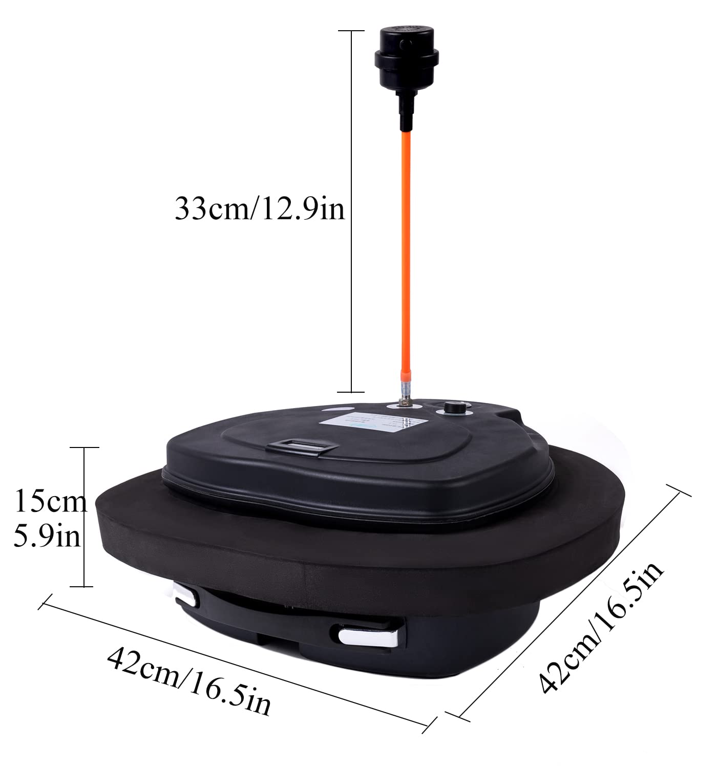 Portable Diving Ventilator,Waterproof Rechargeable Diving Breathing System with 39ft Hose to Support Underwater Breathing System for Adults Diving and Diving Fishing(Black, 70000mAh/5 Hours)