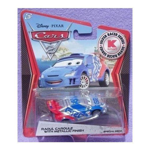 Disney / Pixar CARS 2 Movie Exclusive 155 Die Cast Car SILVER RACER