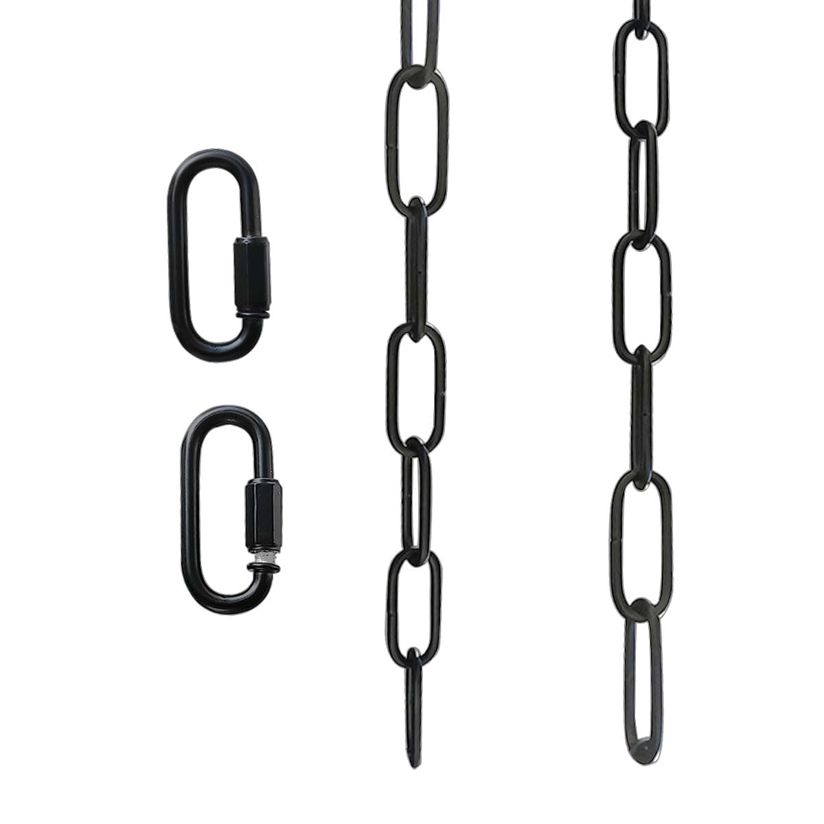 [BRSRE233CADQY3AU] 3 Feet Black Chain for Hanging, Industrial Light Fixture Chain