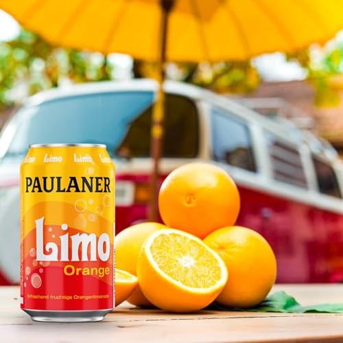 Paulaner Limo Orange • Erfrischungsgetränk Orangengeschmack•EINWEG (24x0,33l)