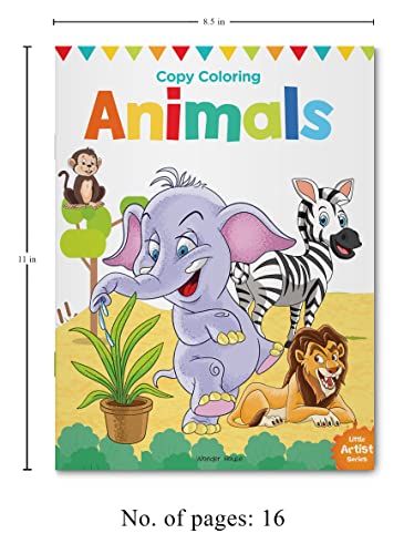 Image of Little Artist Series Animals: Copy Colour Books
