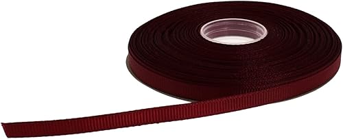 Miniatura 28 de Cinta de grogrén sólido de 25 yardas cada rollo, borde tejido 100% poliéster (3/4 pulgadas, verde)