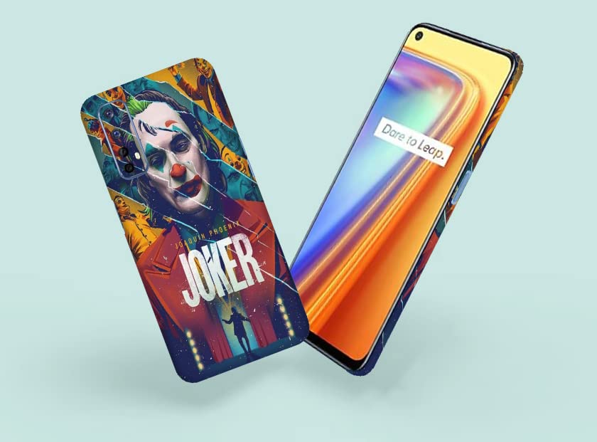 Image of Joker Text Skin Back Protector Film Ultra Thin Scratch Resistant Vinyl (Not Case and Cover) for Realme 7