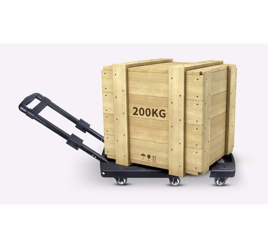 Jelquix Opvouwbare Steekwagen, 200 Lbs Zware Aluminium Bagagewagen met