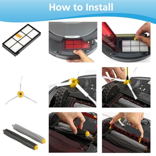 Funnytime – Lote de accesorios de recambio para filtro de serie 800 y 900, compatible con 800, 850, 851, 860, 865, 866, 870, 871, 876, 880, 885, 886, 890, 891, 896, 900, 960, 966, 980, 990-20