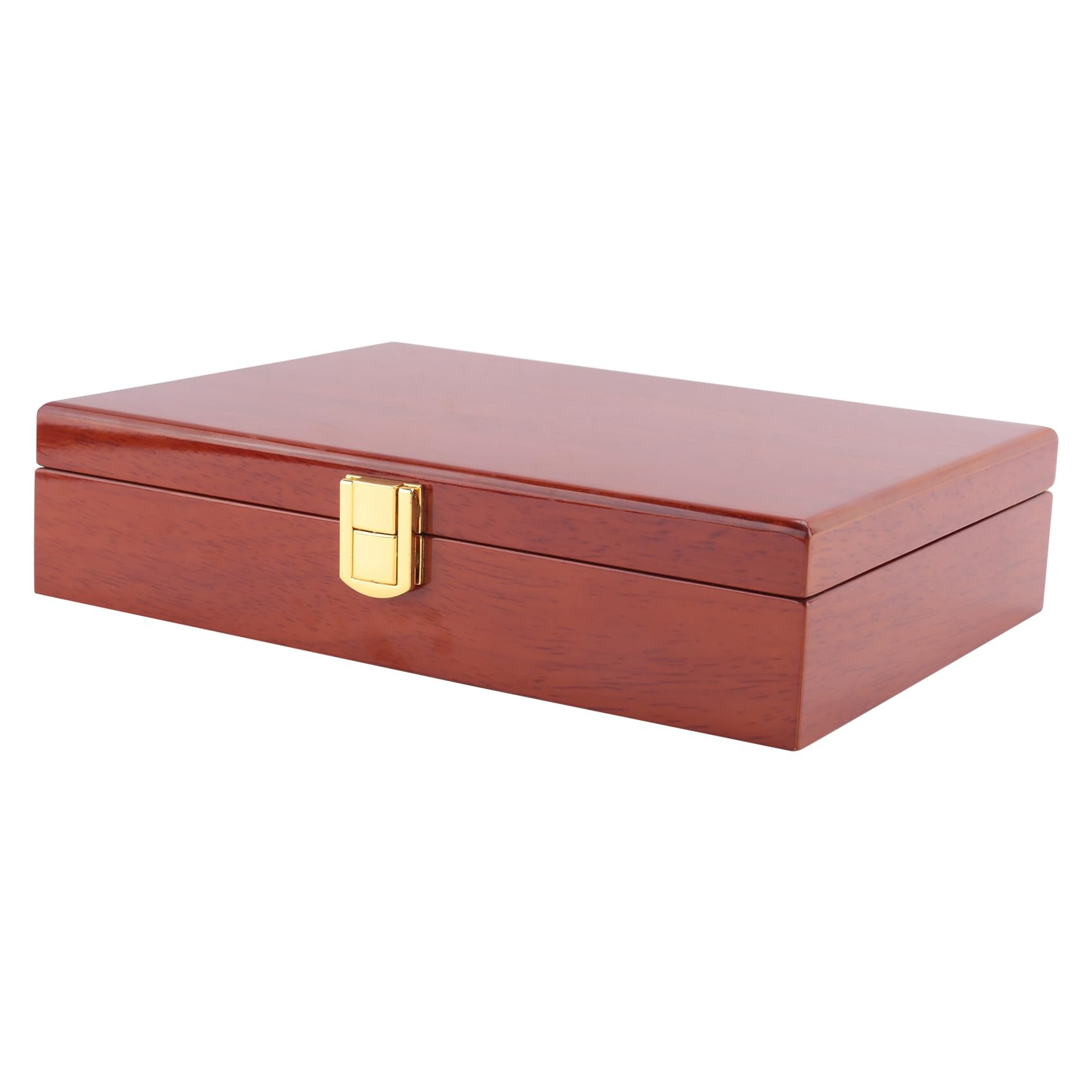Melairo Brown Vintage Wooden Showcase Box Display Jewelry Display For Rings Earrings Cufflinks