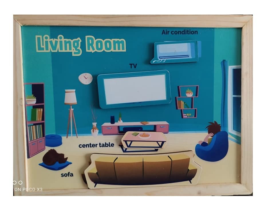 Magnetic Pretend Play (Living Room and Garage) (Size: 9 x 12 x 1) Made by Wood Montesorri Toys for 2 Years Unisex Kids (B09Y582V1D) Amazon Price History, Amazon Price Tracker