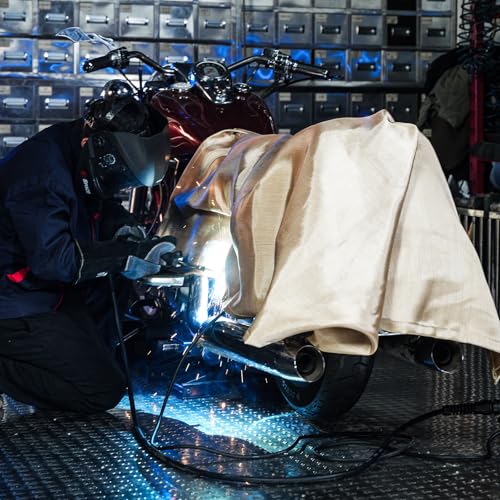 Image of ARCCAPTAIN 2PC Welding Blanket 6x8FT, 1022F Heat Resistant Fabric Blankets