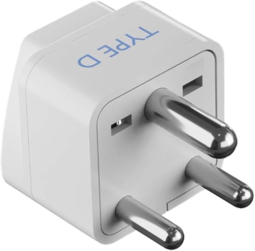 Ceptics USA to India Converter Plug, World (USA, China) Australia UK to India Plug Converter – Type D Plug Adapter – Canada to India Converter Plug…