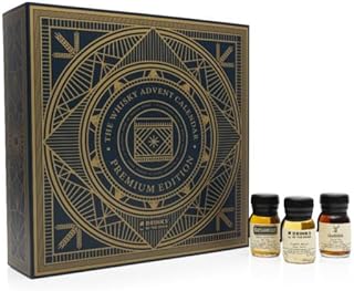 Whisky Advent Calendar - Premium 2023 Edition | 24 Miniatures, 45% | Includes Scotch, Irish Whiskey, Rye and Beyond | Glenfiddich, Redbreast, Johnnie Walker and many more