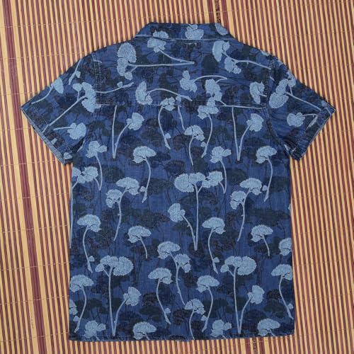 Image of Boys Denim Printed Shirt 2-14 Years