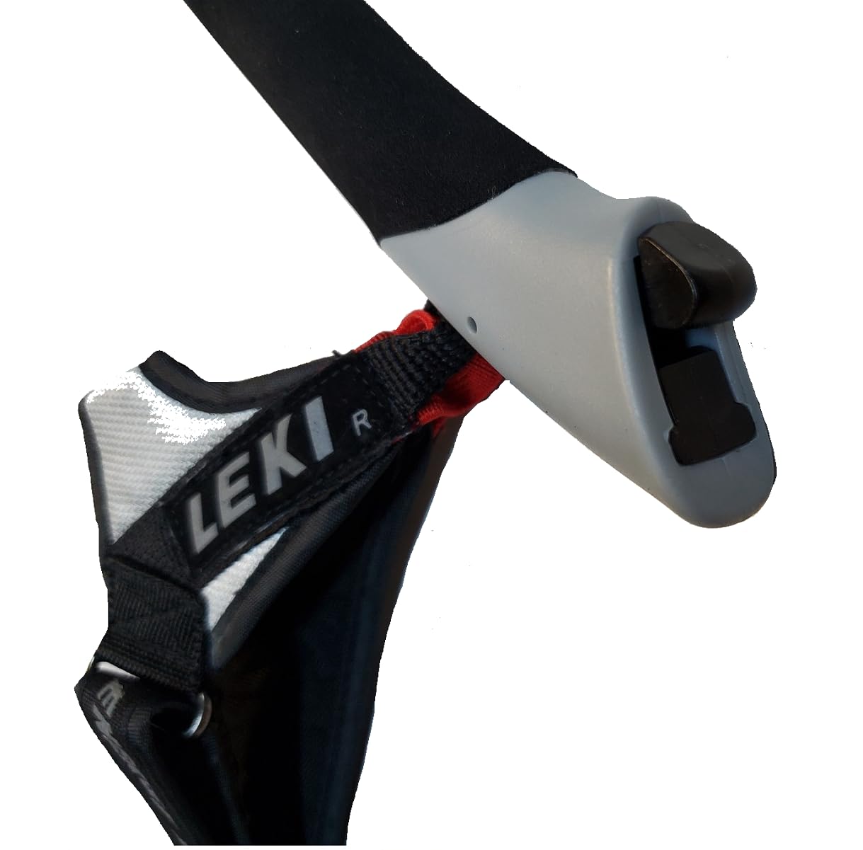 LEKI Nordic Walking Ultra Carbon Alpine Trekking Poles 115cm/46in Orange