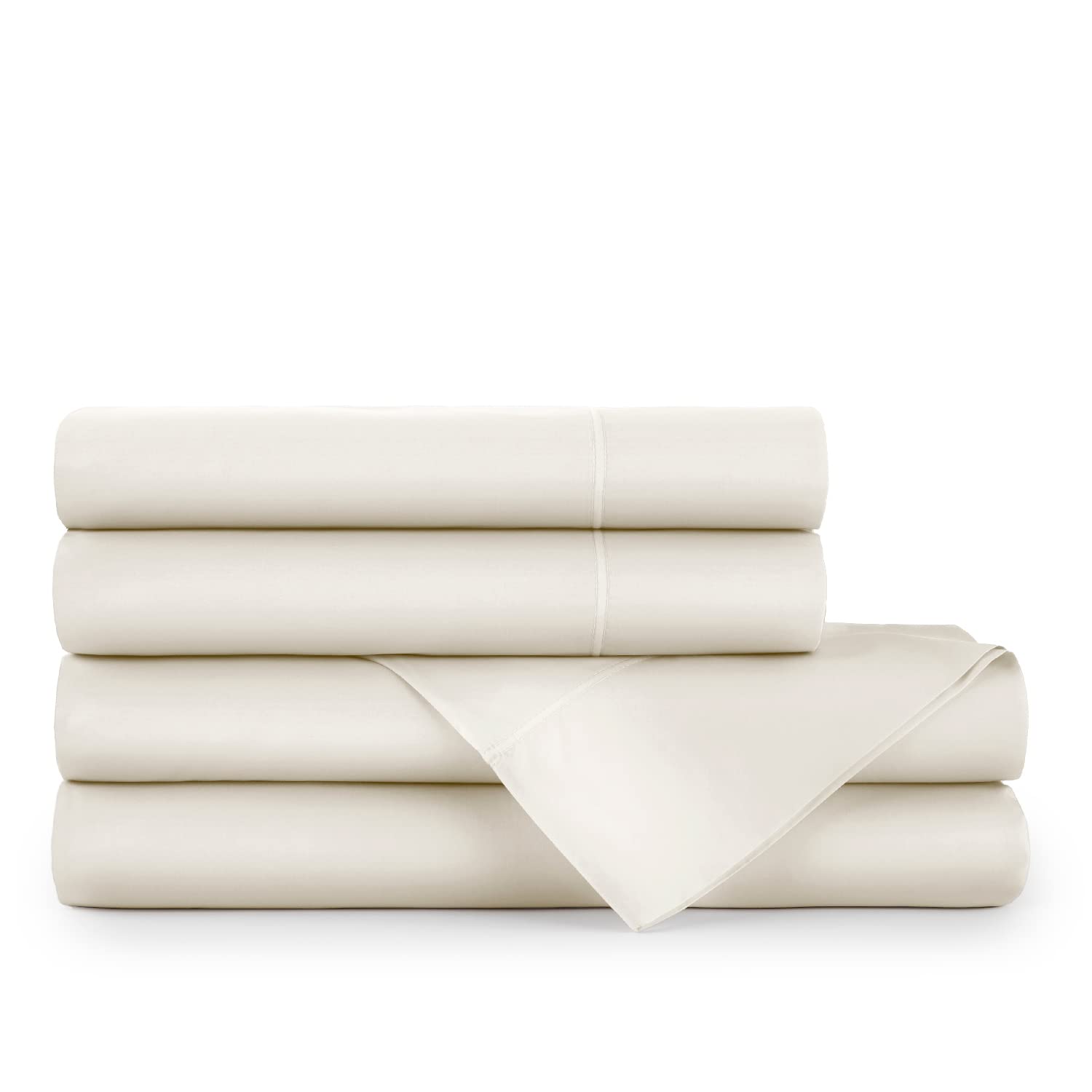 Peacock Alley Nile Egyptian Cotton Sheet Set | 100% Egyptian Cotton Percale Sheeting for a Cooling a