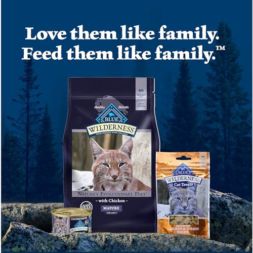 Blue Buffalo Wilderness Chicken Adult 7+ Wet Cat Food Paté, 3 oz, 24 ct