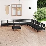 Photo Gallery ujchvhn articolo-10 pezzi giardino lounge set legno massello pino nero, outdoor outdoor mobili set Photo Gallery ujchvhn articolo-10 pezzi giardino lounge set legno massello pino nero, outdoor outdoor mobili set