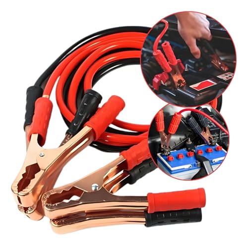 Cabo de Bateria 10mm Chupeta Automotivo 800 Amperes Cabo de 2,5 Metros Com Garras Em Aço Cobreado Fio com Bolsa de Transporte transferência de energia Carro Moto e Caminhão